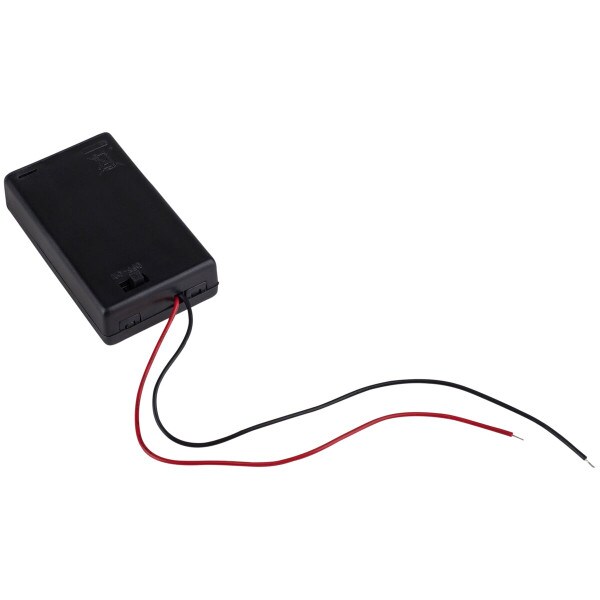 Main product image for 3 x AAA Battery Holder with Switch and 6" Leads 142-252
